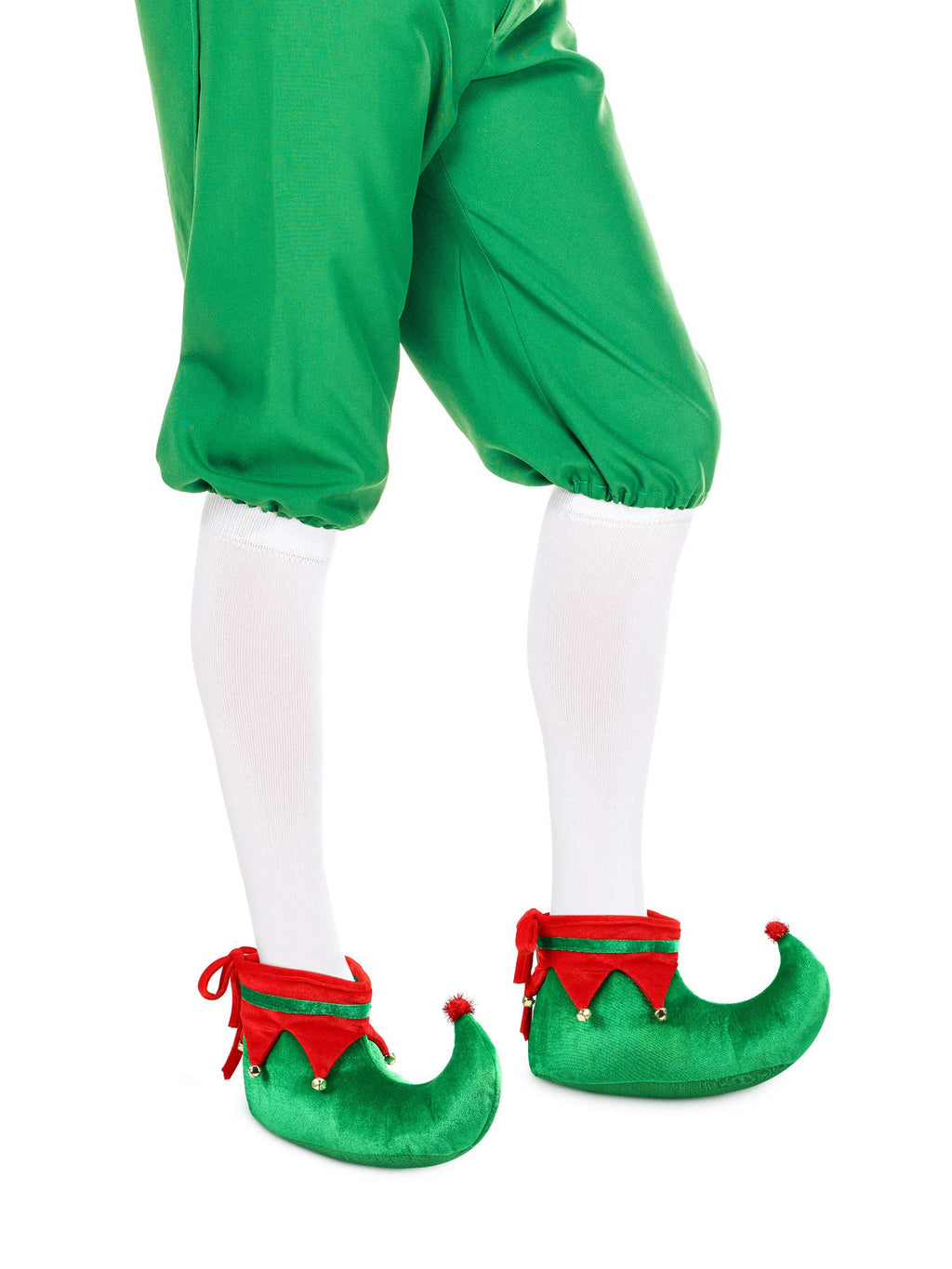 SATINIOR Christmas Santa Elf Shoes and Hat Christmas Red and Green Costume
