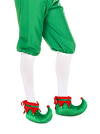 SATINIOR Christmas Santa Elf Shoes and Hat Christmas Red and Green Costume