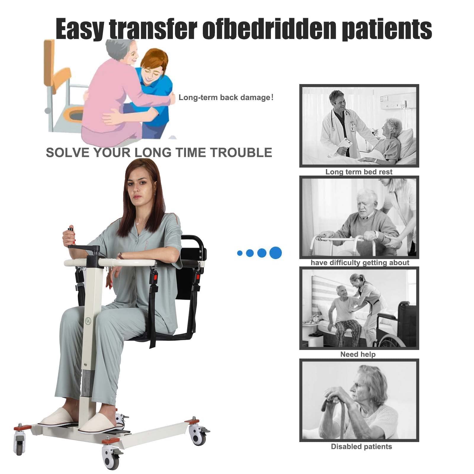 Patient Lift Transfer Chair Patient Lift aid Patient Lift Wheelchair,Shower