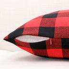 Thmyo 16x16inch  4-Pack Buffalo Check Plaid Throw Pillow Covers Farmhouse Rustic