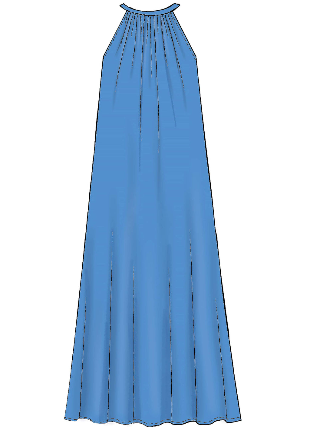 McCall's Patterns McCall's Learn Women's Neck Strap Dress, Sizes 16-22 Sewing