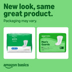 104 Count Amazon Basics Men's Incontinence Guards, Maximum Absorbency, 2 Packs