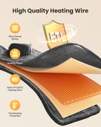 iDOO Heating Pad Neck Shoulder Back Pain Relief Large 24x33 Electric Gray