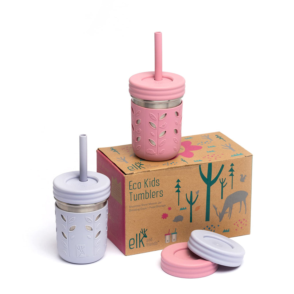 Elk and Friends 10oz Stainless Steel Kids + Toddler Drinking Cups | The Original