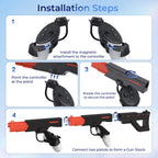 LICHIFIT Magnetic VR Machine Gun/Pistol Model Controller Holder for Meta Quest