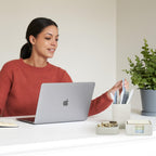 Aesthetic Desk Organizer Set of 3 For Your Office - Sturdy Concrete Desktop