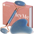 BAIMEI IcyMe Jade Face Roller & Gua Sha, Facial Beauty Skin Care Tools, Self