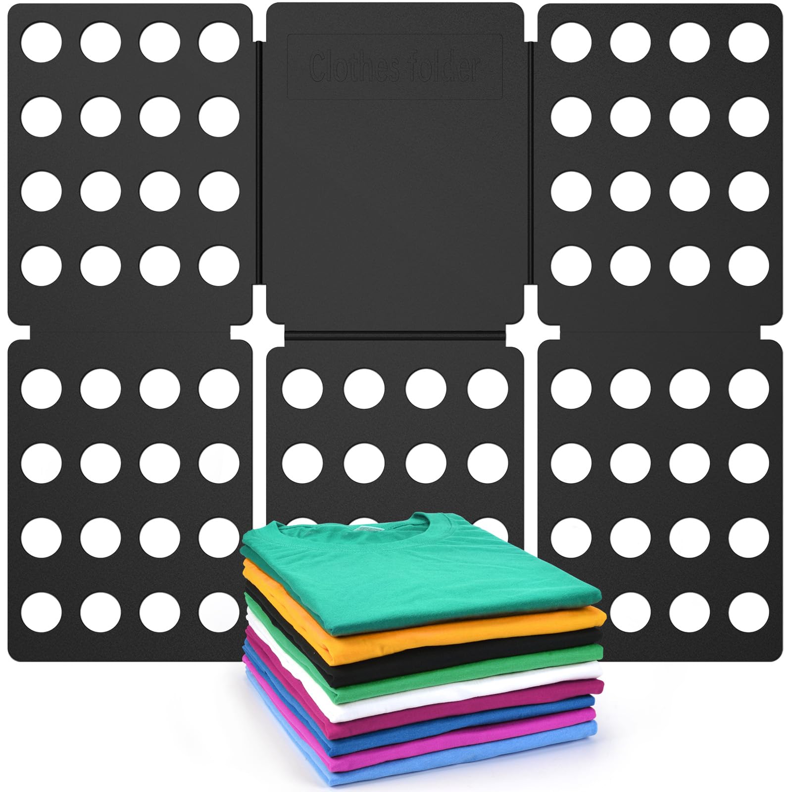 Geniusidea Shirt Folder Board Mini Clothes Folding Board Durable Plastic T-Shirt