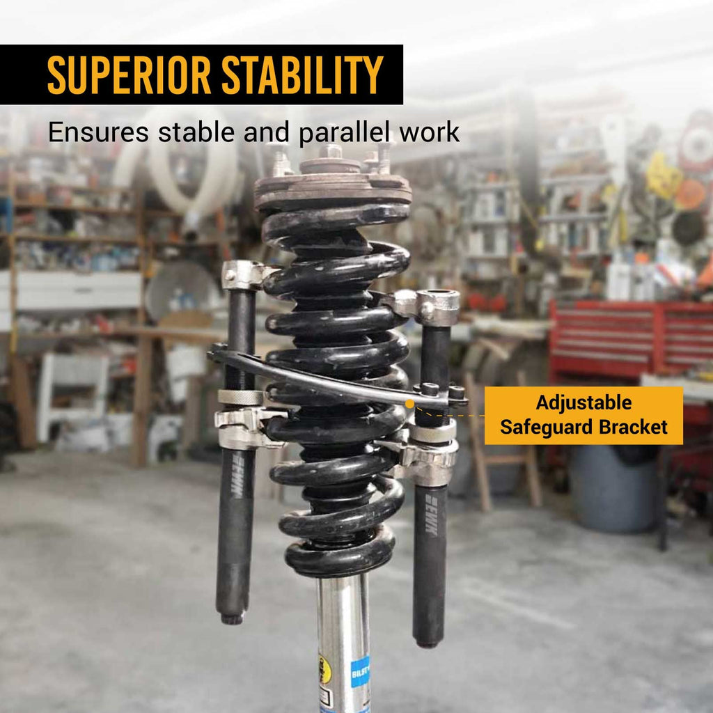 EWK Coil Spring Compressor Tool Set, 3 pcs Heavy Duty Macpherson Strut Spring