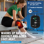 MOAJAZA Knee Massager w/ Heat & Vibration Heated Brace Arthritis Relief