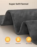 iDOO Heating Pad Neck Shoulder Back Pain Relief Large 24x33 Electric Gray
