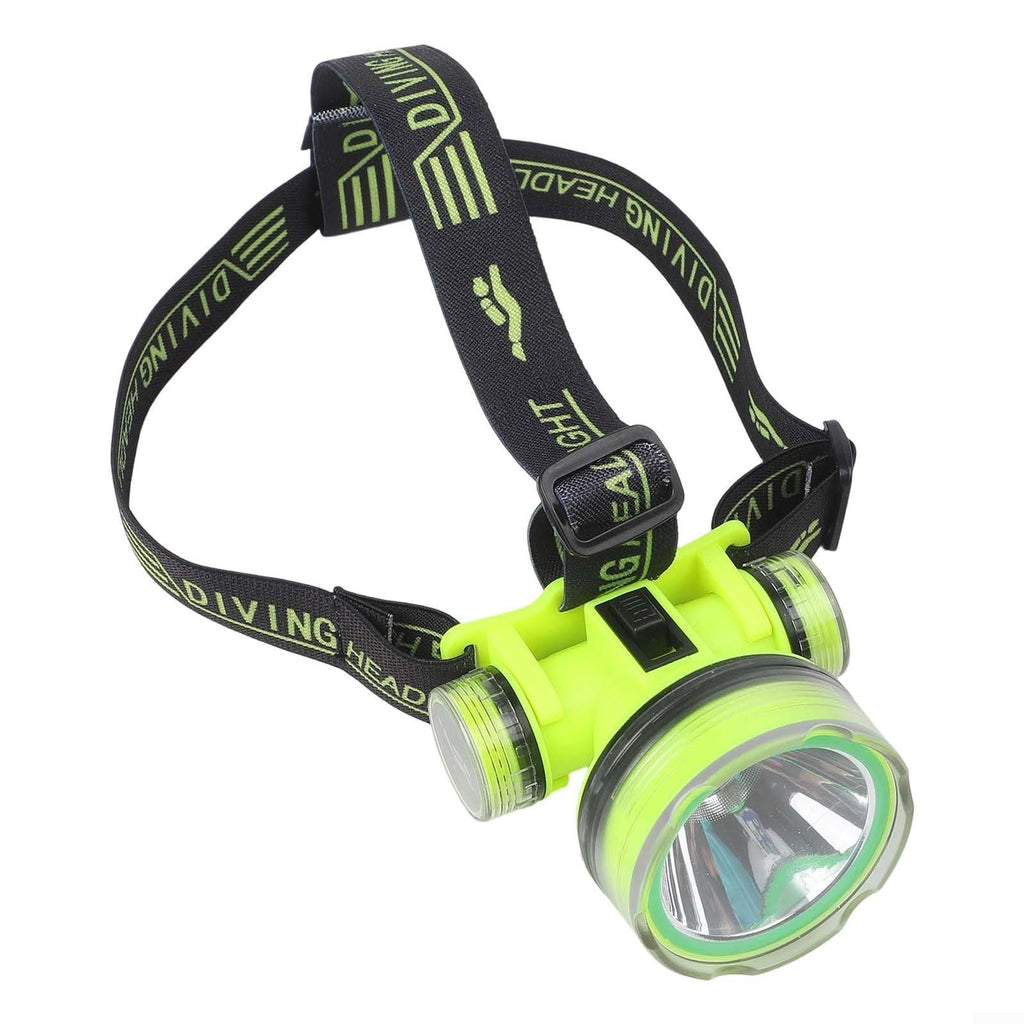 Diving Headlamp with 350M Range, IPX8 Waterproof Underwater Light, 180°