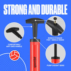 SPORTBIT Ballpump for Sports Balls - Basketball Pump for Sport Balls - Football