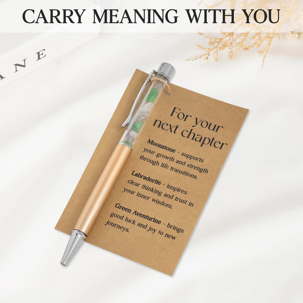 BOYESE Crystal Ballpoint Pen Retirement Gifts For Women, New Beginning Nurse,
