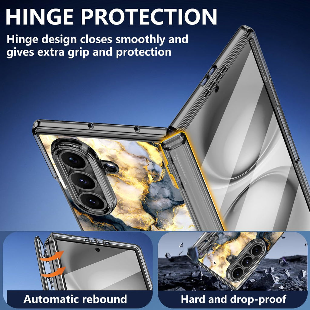 Meshine for Galaxy Z Fold 7 Case,[Compatible with MagSafe][Hinge