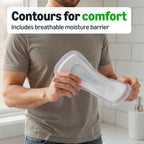104 Count Amazon Basics Men's Incontinence Guards, Maximum Absorbency, 2 Packs