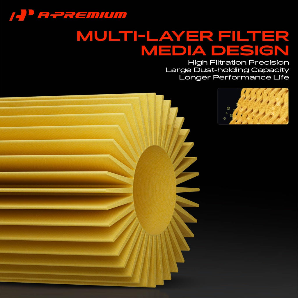 A-Premium Rear Left Fuel Filter Assembly Compatible with Mercedes-Benz