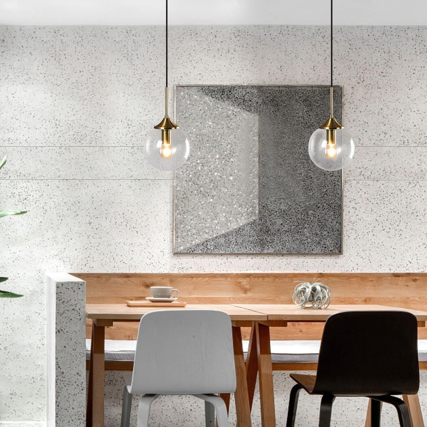Ayylltx Lampara Colgante Modern Chandelier, Ceiling Light Modernd Globe in