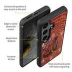 Carveit Handcrafted Case for Galaxy S26, (The Grim Reaper) Rosy