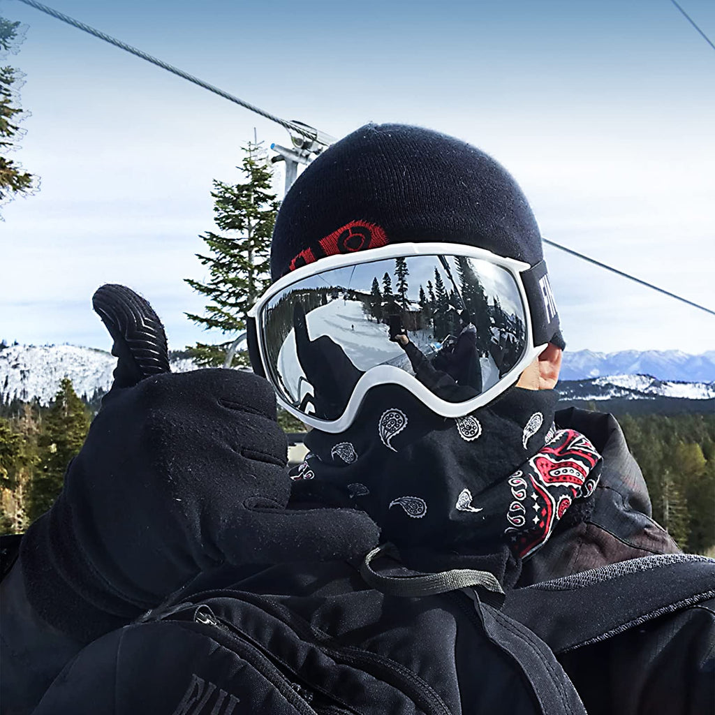 findway Ski Goggles OTG - Over Glasses Snow/Snowboard Goggles for Men, Women &