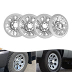 NTINGDE 4 Pcs Hub Caps 17" Hubcaps Wheel Covers Compatible with Chevrolet/GMC