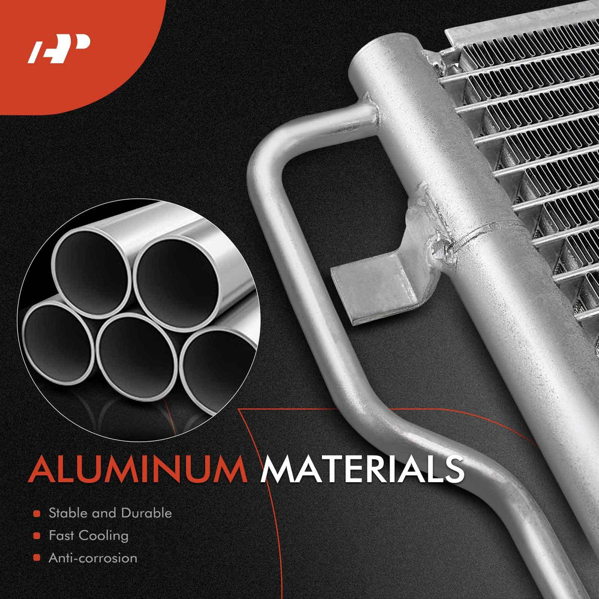 A-Premium Air Conditioning Condenser Compatible Ford & Lincoln