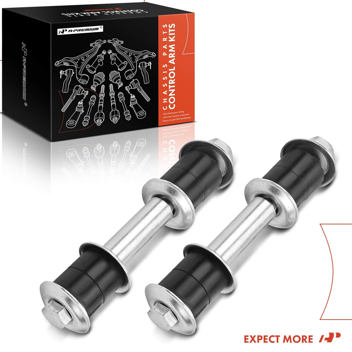 A-Premium Front or Rear Sway Bar Link Stabilizer Bar Link