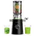 Cold Press Juicer Slow Masticating 5" Wide Chute 1.5L Stainless Steel Black