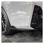 Carbon Fiber Look Rear Bumper Canards Splitter BMW G20 G28 M Sport 2019-2024