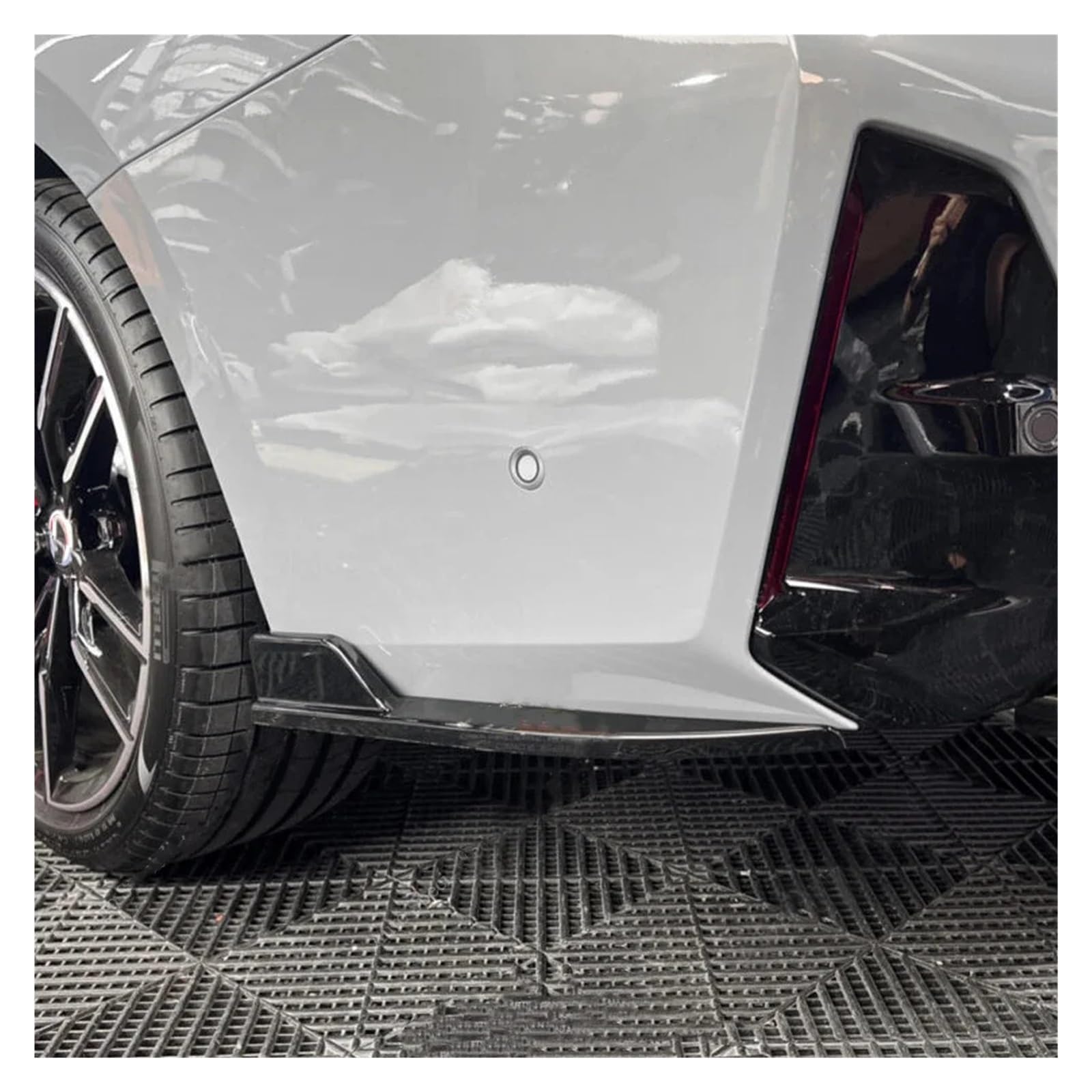 Carbon Fiber Look Rear Bumper Canards Splitter BMW G20 G28 M Sport 2019-2024
