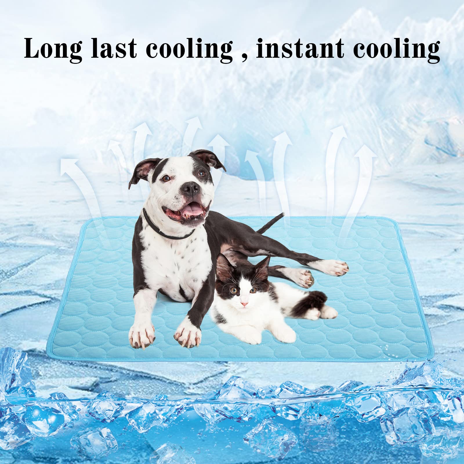 Cooling Mat for Dogs Cats Self Cooling Mat,Dog Cooling Mat-Upgraded Pet Cooling