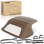 A-Premium Tan Convertible Soft Top, Compatible with Honda