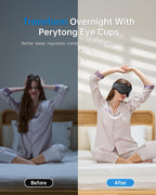 Sleep Mask with Bluetooth 5.4 Headphones, 3D Contoured Sleep Eye Mask with