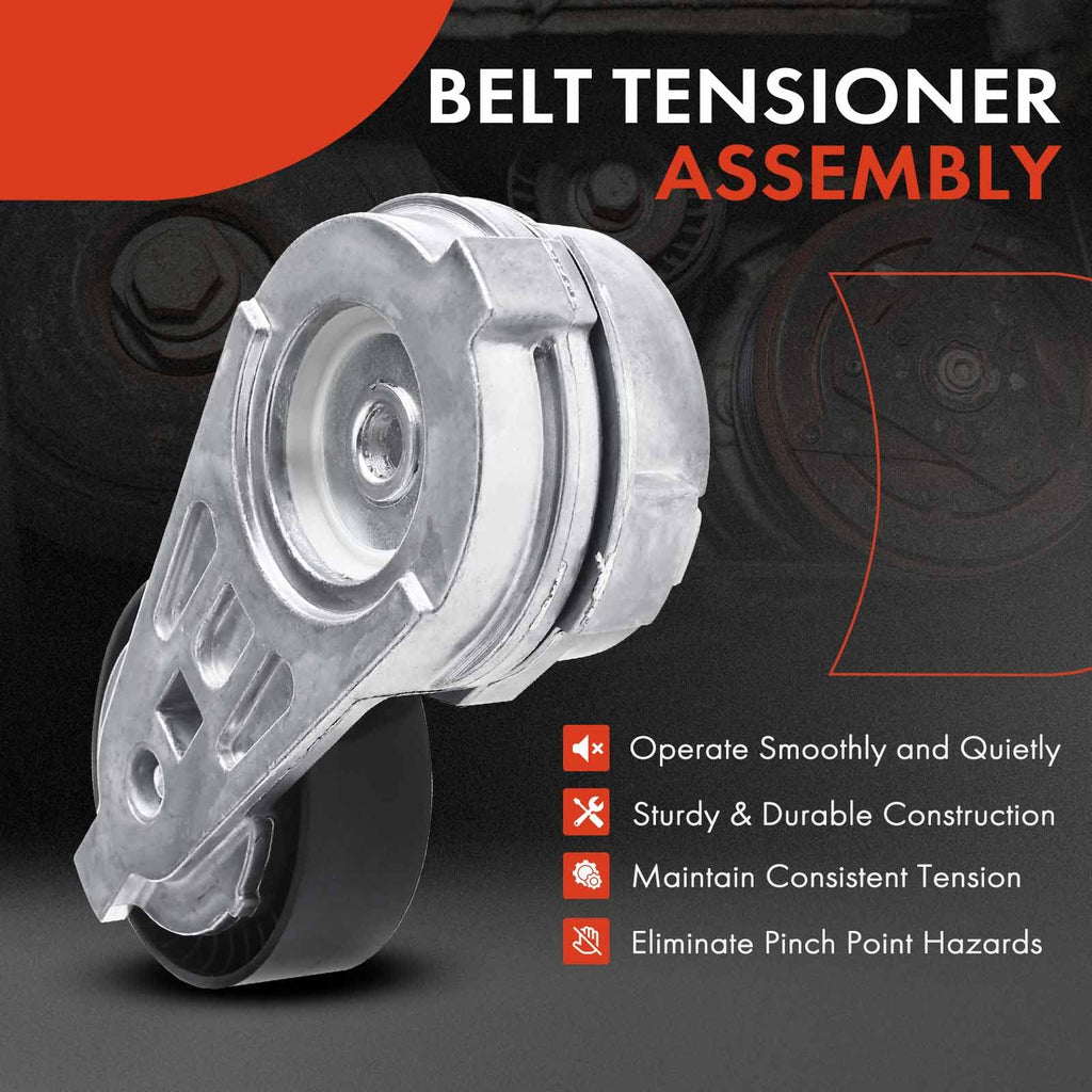 A-Premium Belt Tensioner Assembly with Pulley Compatible with Chrysler Sebring