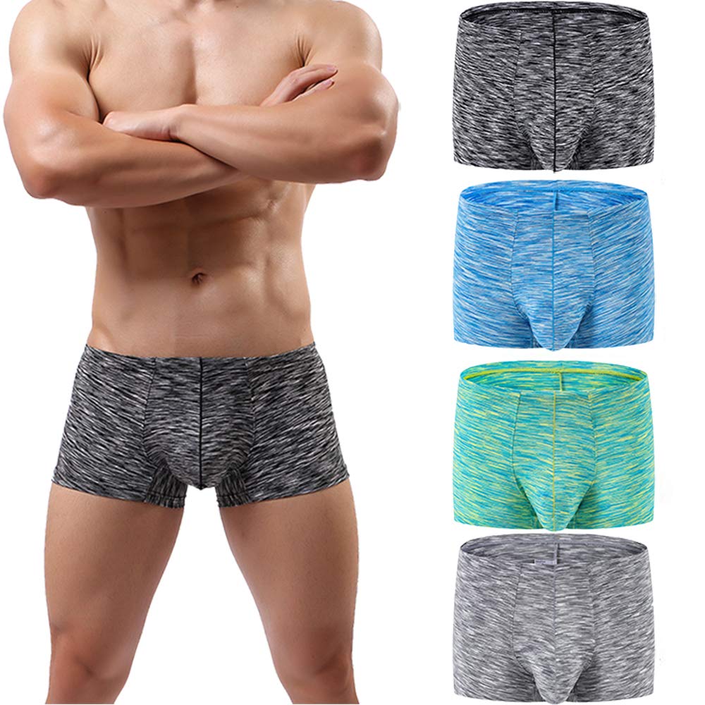 Men's No Ride Up Boxer Brief Multipacks 4 Pack M