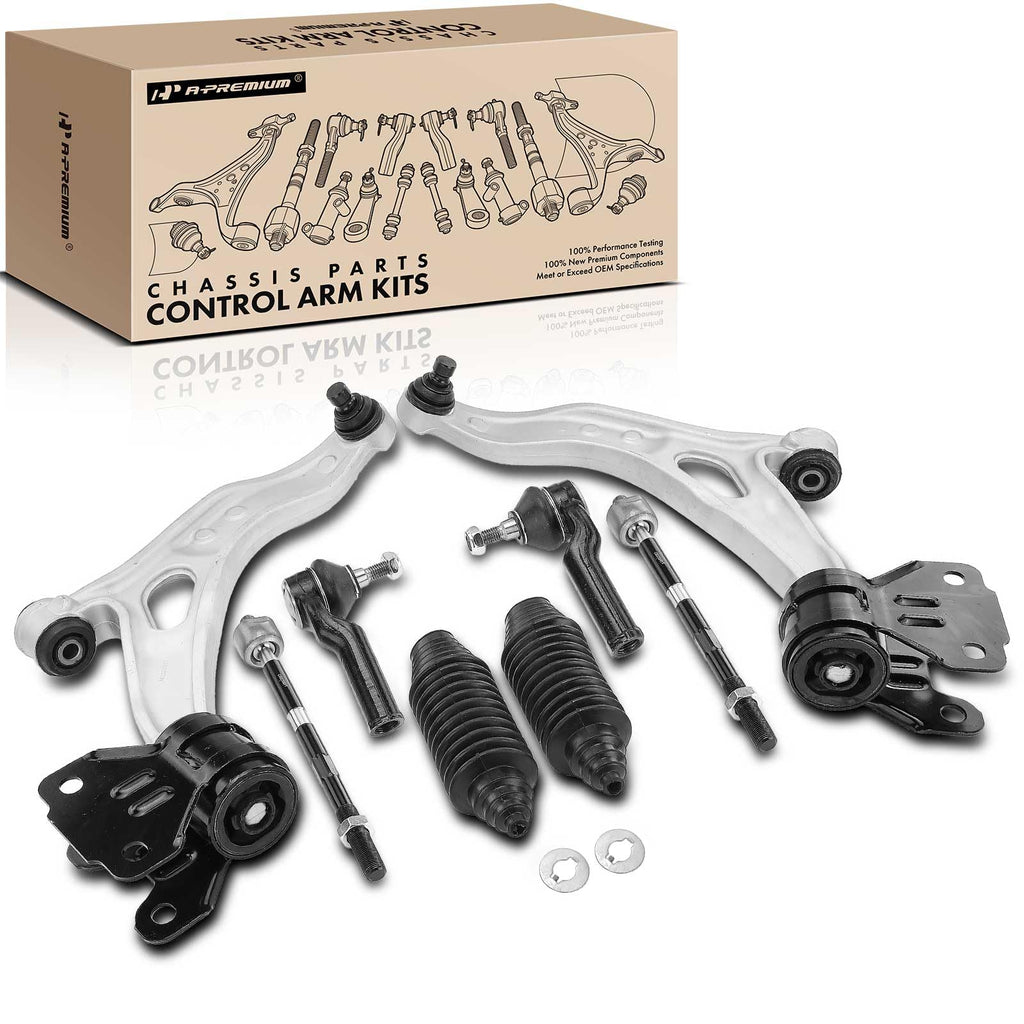 8 Pack A-Premium Front Suspension Kit Compatible Ford Focus C-Max 2012-2018