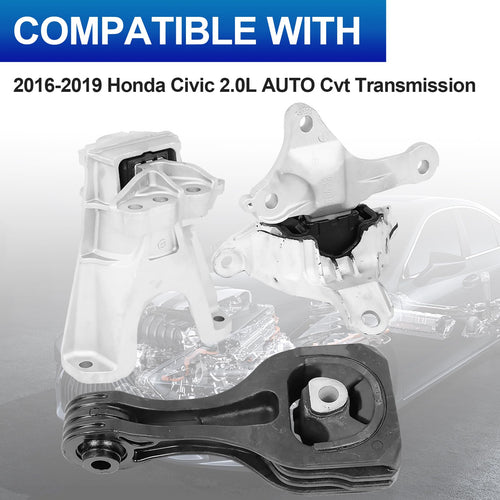 3PCS Engine Motor Mount Set 9957 9958 9963 - Vibration Reduction Support