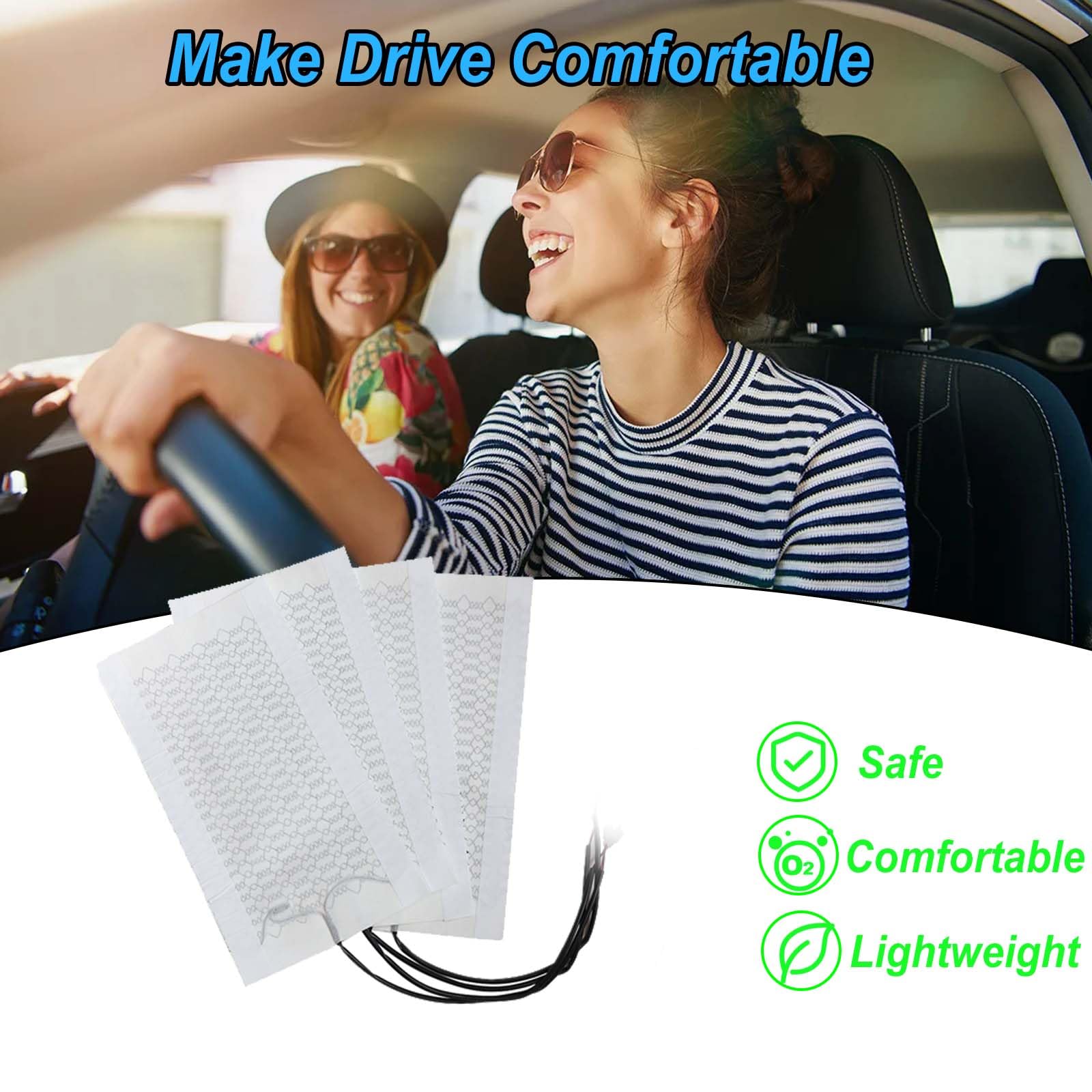 vokoroad Universal Seat Cover Accessories Kit for Full Back and Seat, Universal