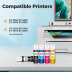 Compatible for EPT522 Ink Refill Bottles ET-2800 ET-2400 ET-4800 Replacement for