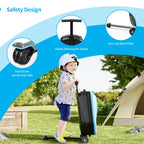TABU 21" Scooter Suitcase for Kid&Adult,Ride On Scooter Luggage,Light Blue