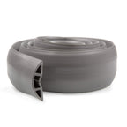 6.5FT Gray Cable Protector Cord Cover PVC Wire Concealer Floor Ramp