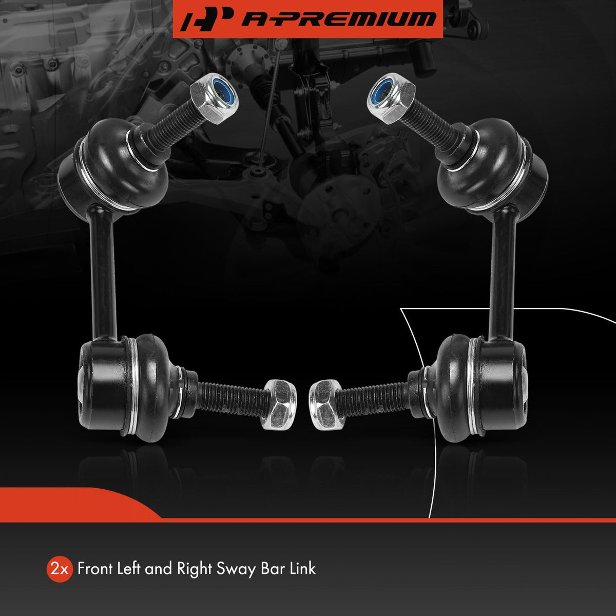 2 Pack A-Premium Front Sway Bar Links Stabilizer Bar Links