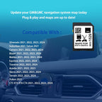 Latest Version Navigation SD Card Compatible with GM Vehicles, 86531529 Map