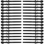 20 Count Sowtowe 1/8 Black Cable Railing Hardware, T316 Stainless Steel Cable