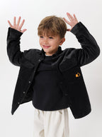 marc & janie Boys Outdoor Corduroy Shirt Cotton Button Down Shirt Loose Soft