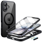JETech Case for iPhone 17 6.3-Inch with Built-in Tempered Glass Screen Protector