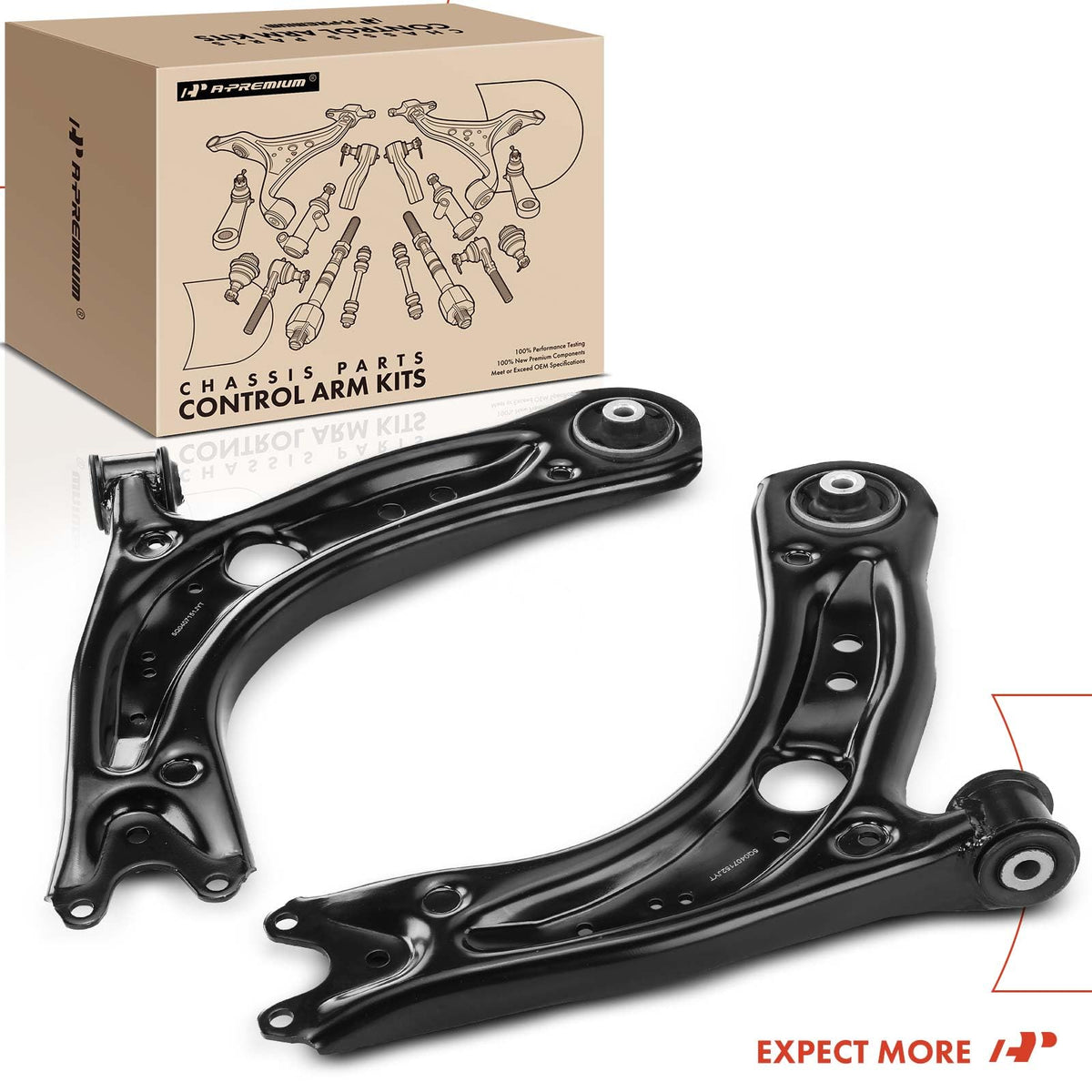 A-Premium Front Lower Control Arm Bushing Compatible for Volkswagen