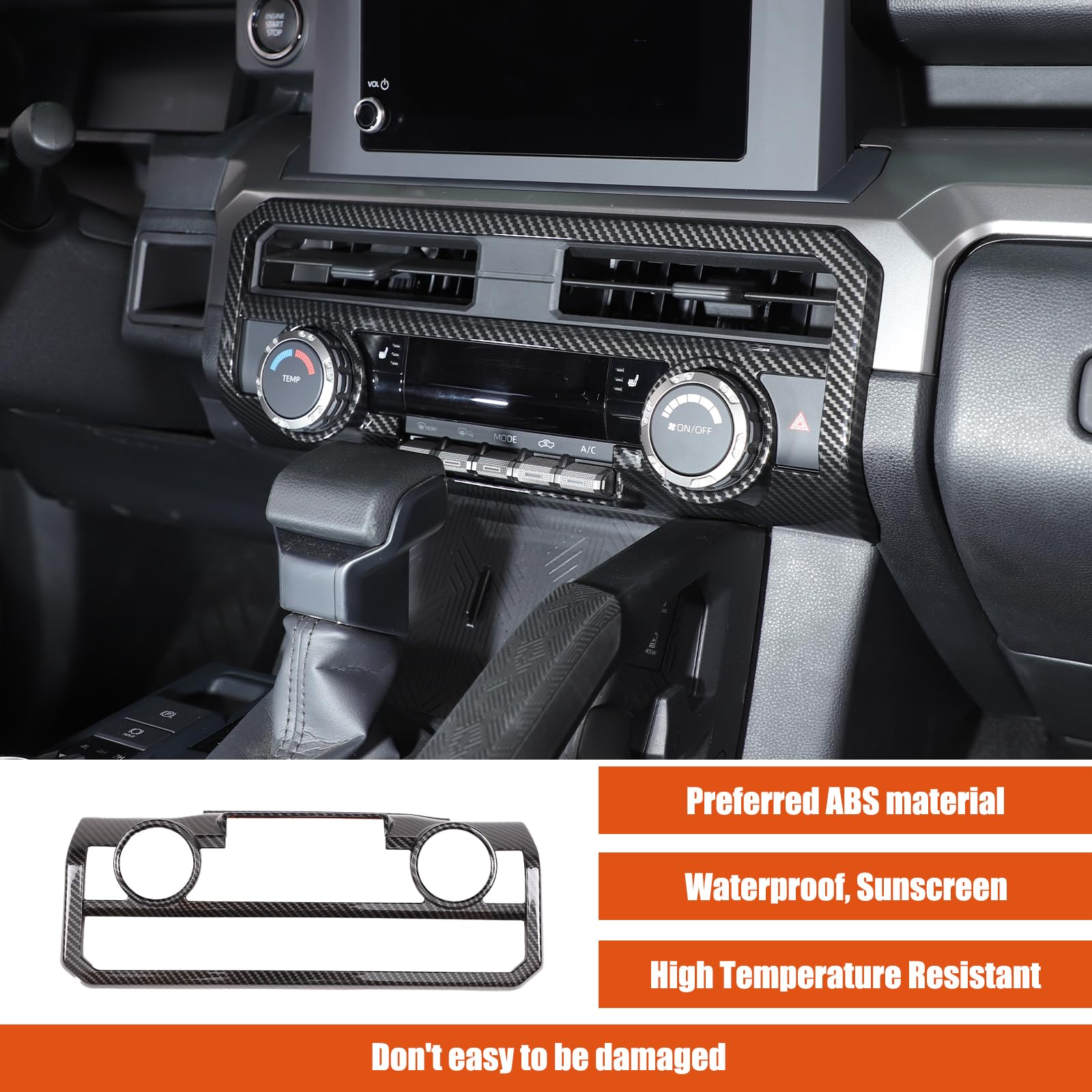 TOYCIDFG Center Console Air Vent Outlet Frame Cover Trim Compatible with Toyota