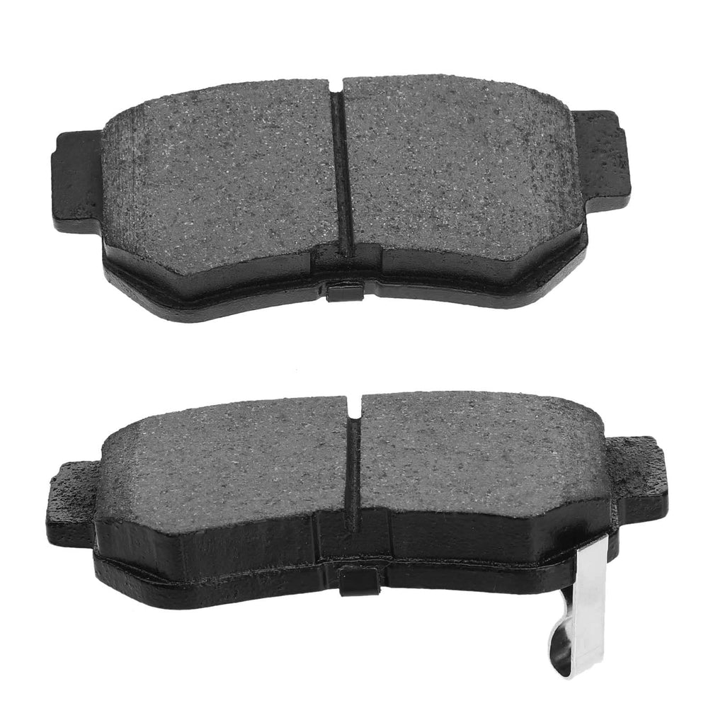 A-Premium 10.31 In (262mm) Rear Solid Brake Rotors and Ceramic Pads Kit