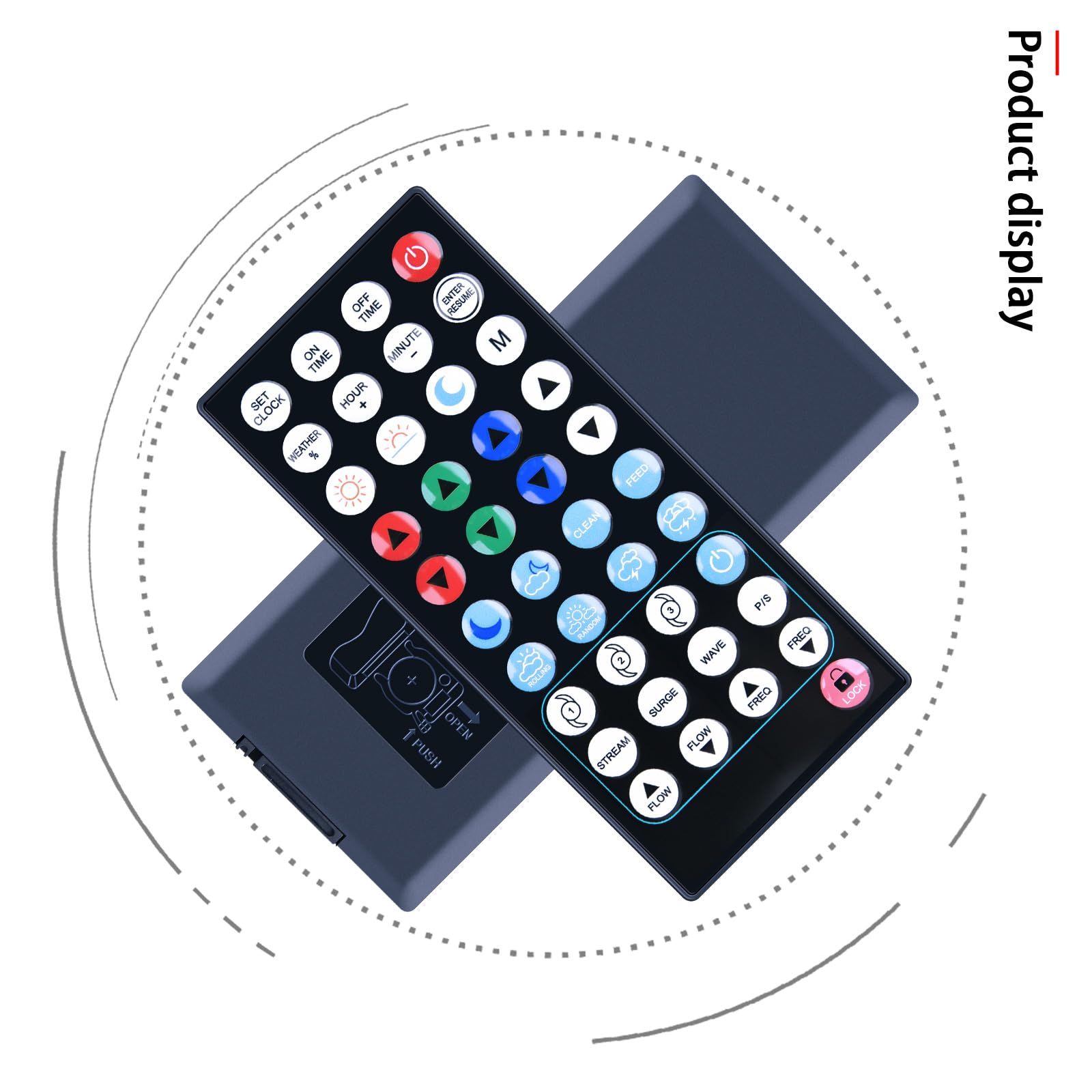 OPEN BOX Aquarium Lighting Control Replacement Remote Control Compatible with